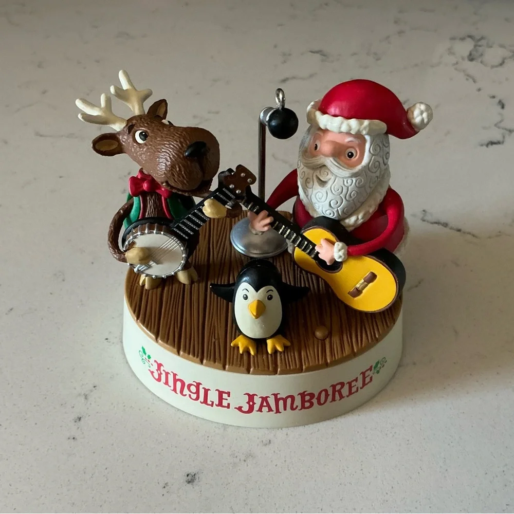 Hallmark Jingle jamboree guitar ornament Xmas tree sound animated